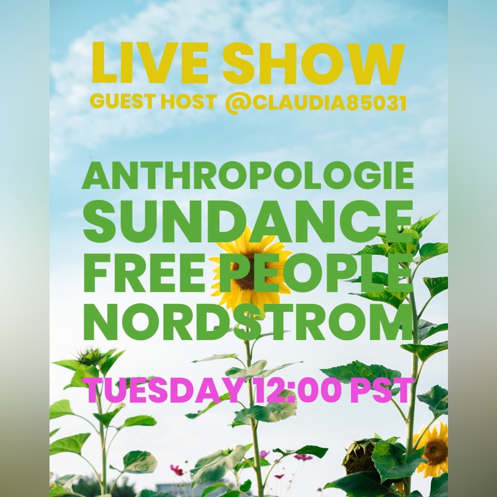 Live Show Tuesday 12:00 pst NOON